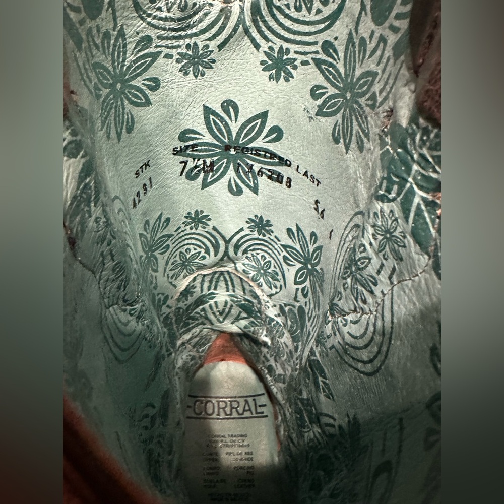 Corral A4231 Gray Gold Glitter Crystal Rhinestone Cowboy Boots Cowgirl Rodeo - Picture 9 of 9